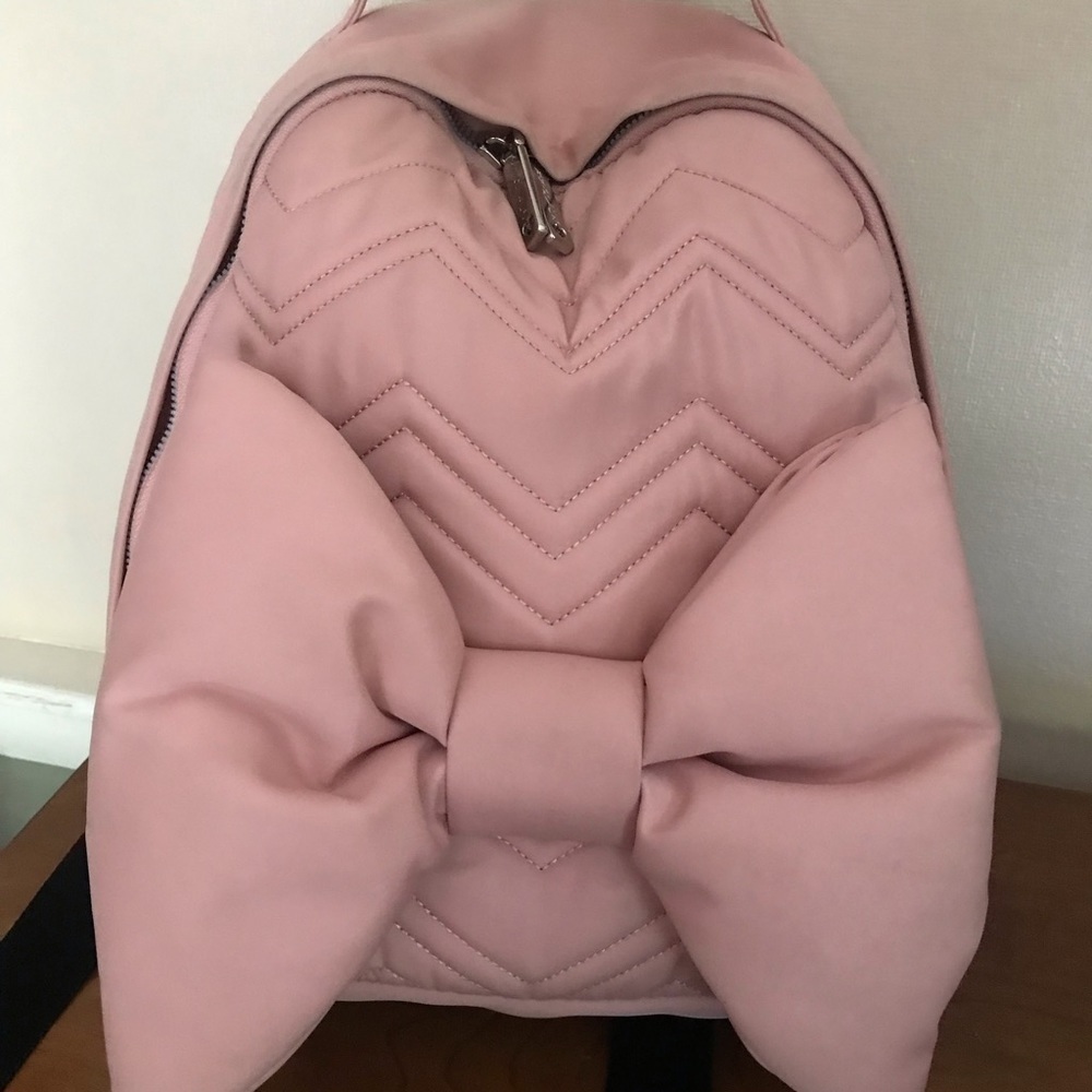 💋Betsy Johnson Pink Bow Backpack‼️FINAL SALE - Picture 9 of 10